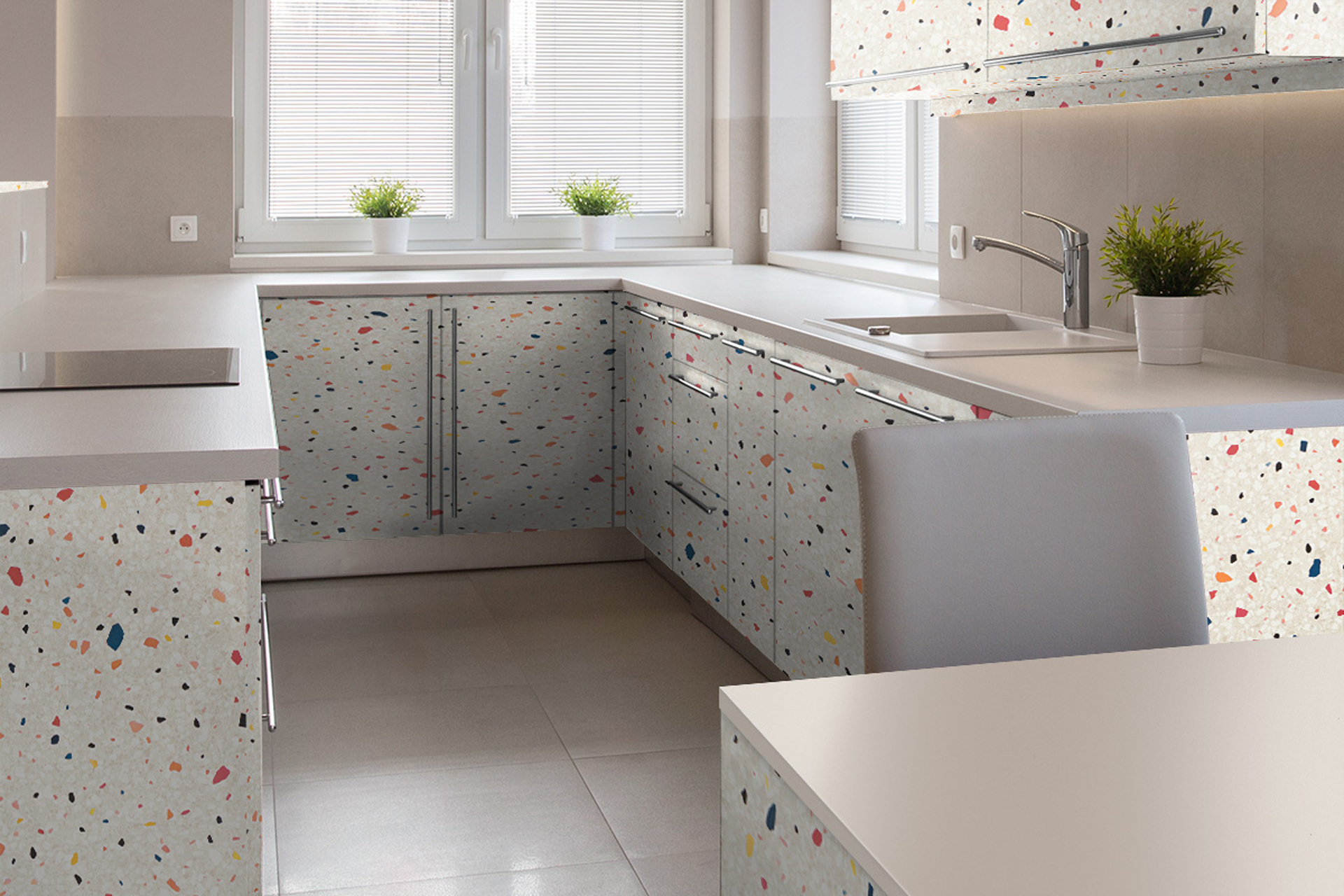 Küche vor der Folierung